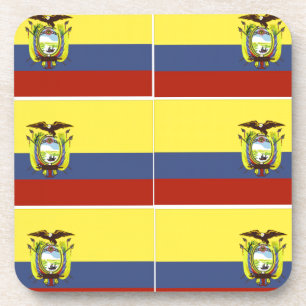 ecuadorian flag coaster