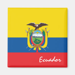 Ecuadorian flag & Ecuador holiday/sports fans Magnet