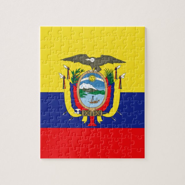 Ecuadorian Flag Jigsaw Puzzle (Vertical)