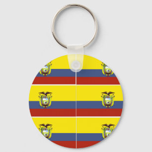 ecuadorian flag key ring