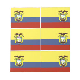 ecuadorian flag notepad