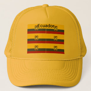ecuadorian flag trucker hat