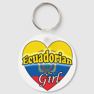 Ecuadorian Girl Key Ring
