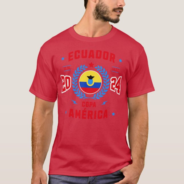 Ecuadorian Pride Copa America 2024 Fan Tee (Front)