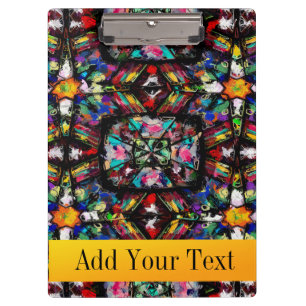 Ecuadorian Stain Glass Clipboard