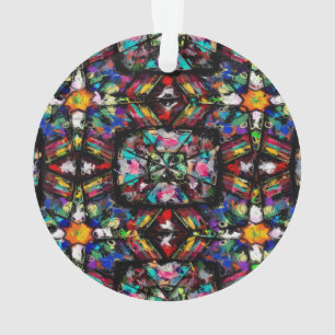 Ecuadorian Stain Glass Ornament