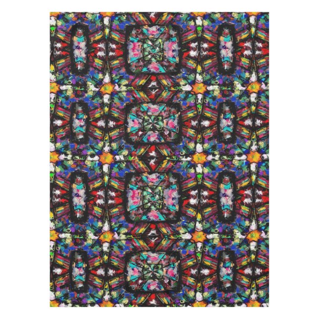 Ecuadorian Stain Glass Tablecloth (Front)
