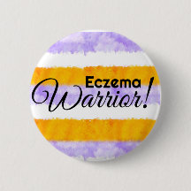 Eczema warrior  6 Cm Round Badge