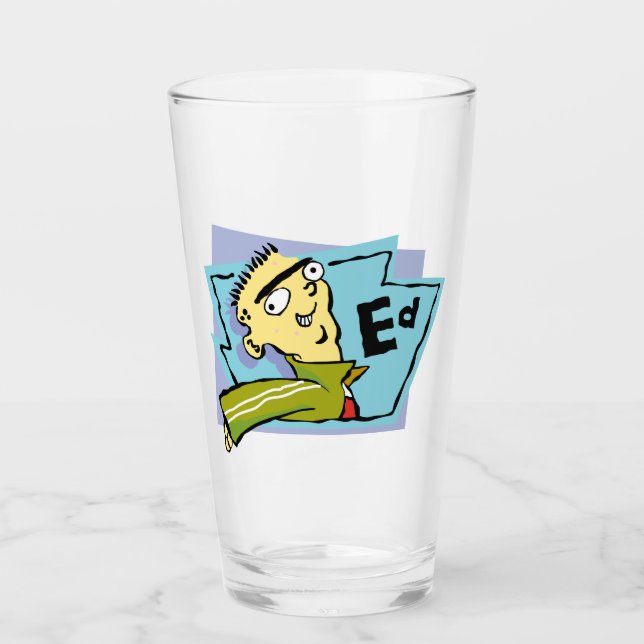 Ed Character Graphic Glass (Front)