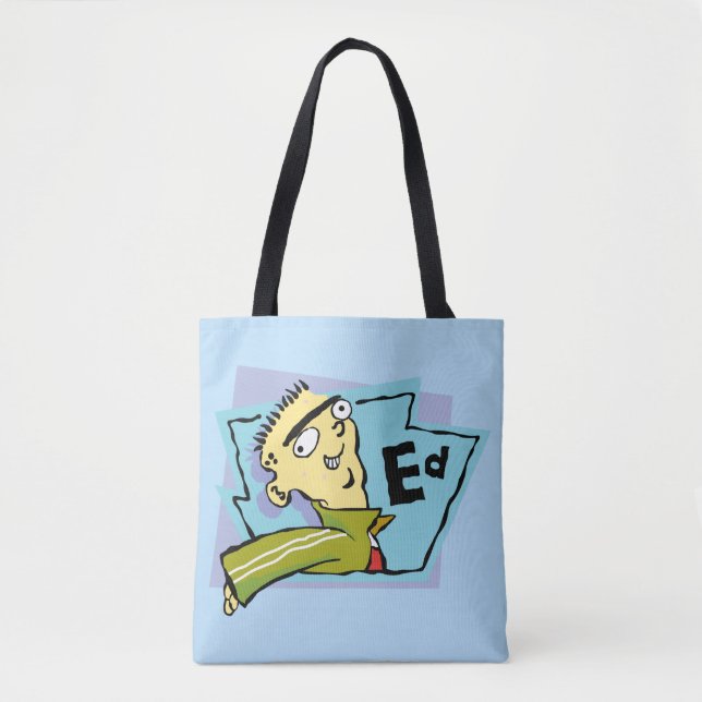 Ed Character Graphic Tote Bag (Front)