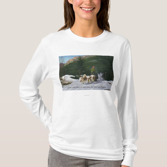 Ed Clark's Eskimo Dog Ranch, Dogsledding T-Shirt (Front)
