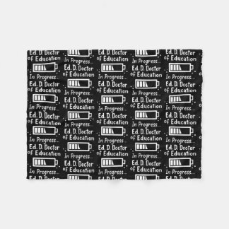 Ed D Doctor of Education Doctoral Degree Fleece Blanket