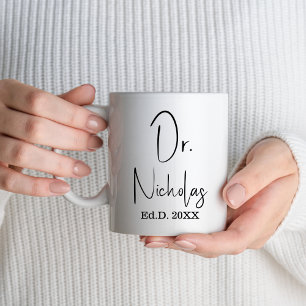 Ed.D. Graduation Doctor Doctoral Graduate Student Mug