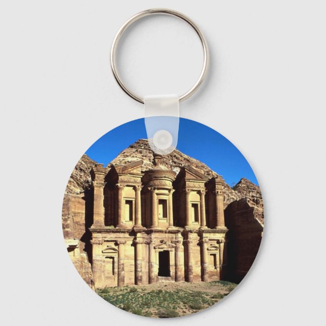 'Ed-Deu', temple, Petra, Jordan Key Ring (Front)
