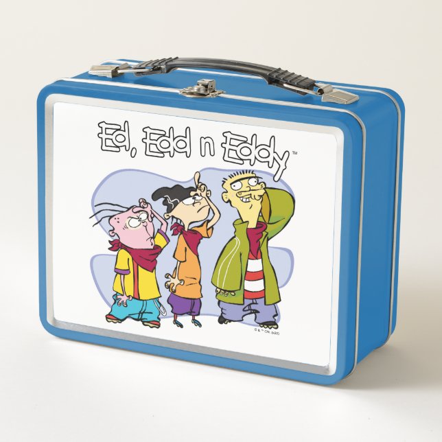 Ed, Edd, n Eddy Hand Signs Metal Lunch Box (Front)