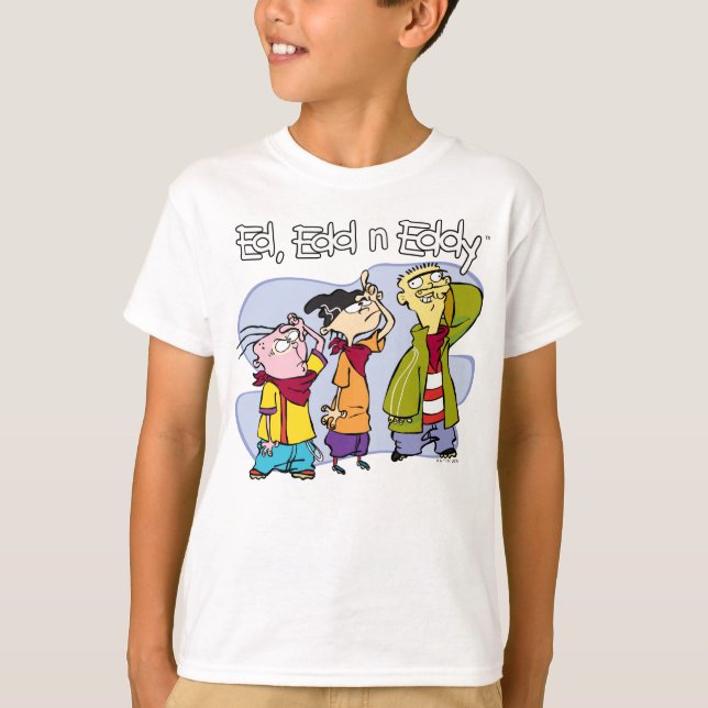Ed, Edd, n Eddy Hand Signs T-Shirt (Front)