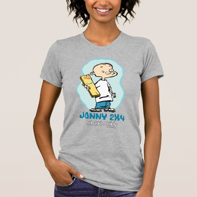 Ed, Edd, n' Eddy Jonny 2x4 and Plank T-Shirt (Front)