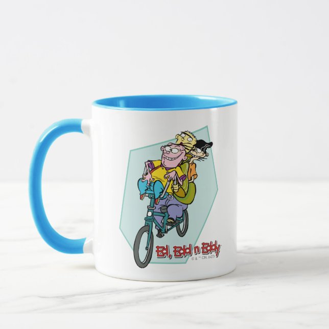 Ed, Edd, n Eddy on a Bike Mug (Left)