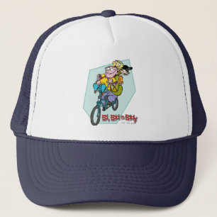 Ed, Edd, n Eddy on a Bike Trucker Hat