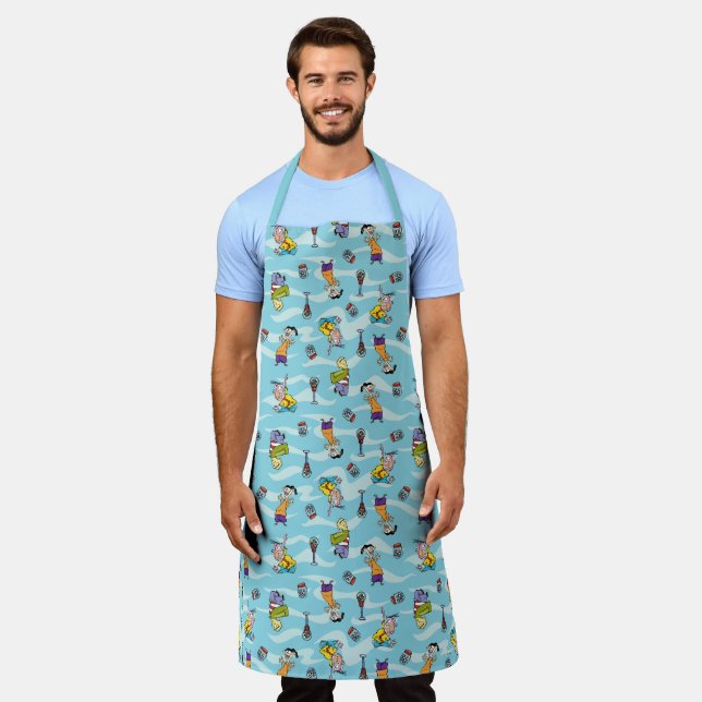 Ed, Edd, n Eddy Pattern Apron (Worn)