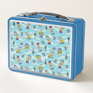 Ed, Edd, n Eddy Pattern Metal Lunch Box
