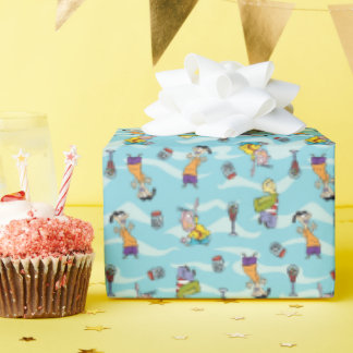 Ed, Edd, n Eddy Pattern Wrapping Paper