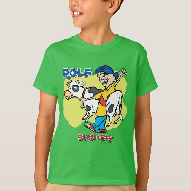 Ed, Edd, n' Eddy Rolf Character Graphic T-Shirt (Front)