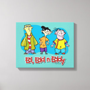 Ed, Edd, n Eddy Smiling Canvas Print