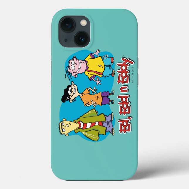 Ed, Edd, n Eddy Smiling Case-Mate iPhone Case (Back)