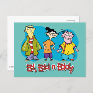 Ed, Edd, n Eddy Smiling Postcard
