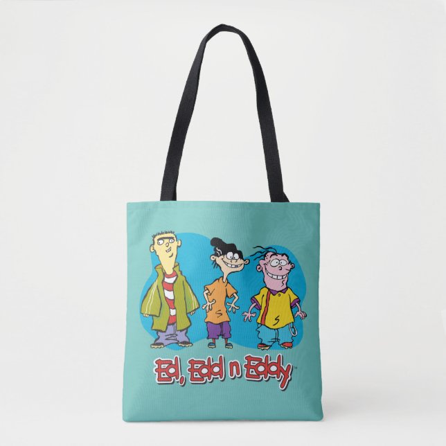 Ed, Edd, n Eddy Smiling Tote Bag (Front)