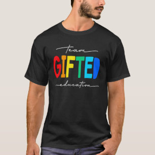 Ed Education Team Teacher Student School Special E T-Shirt