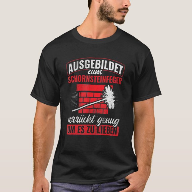 Ed For Chimney Sweep Fireplace Chimney Sweep T-Shirt (Front)
