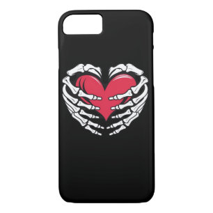 Ed Heart In Skeletal Hands Classic Case-Mate iPhone Case