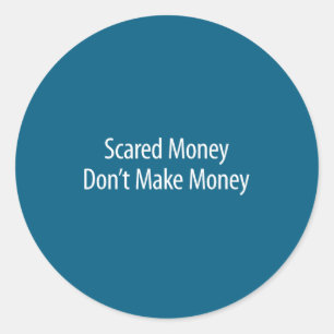 Ed Money Don't Make Money -  Classic Round Sticker