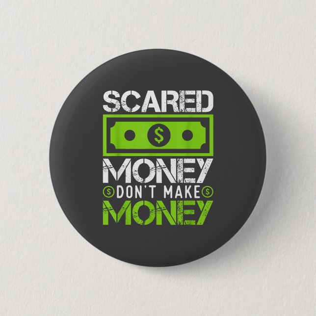 Ed Money Dont Make Money Dollar Cash Graphic Boss  6 Cm Round Badge (Front)