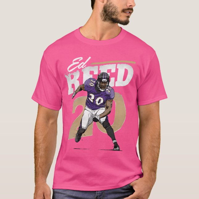 Ed Reed Baltimore Retro T-Shirt (Front)