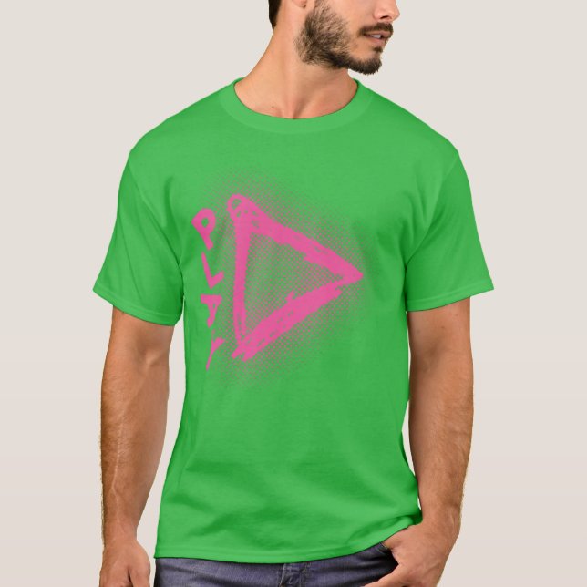 Ed Sheeran Play Logo Stacked T-Shirt (Front)