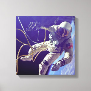 Ed White First American Spacewalker Photograph Canvas Print