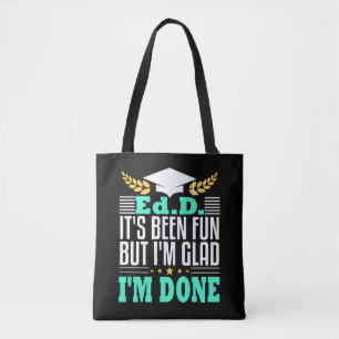 EdD Doctor Education Doctorate Graduation Gift Tote Bag