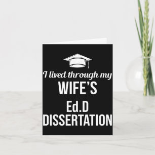Edd doctor of education edd wife doctorate card