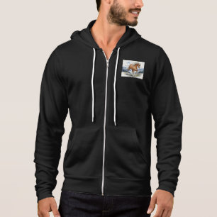 Edda Silver bay Icelandic Horse in the Mountains Hoodie