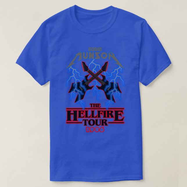 Eddie Munson Hellfire Tour T-Shirt (Design Front)