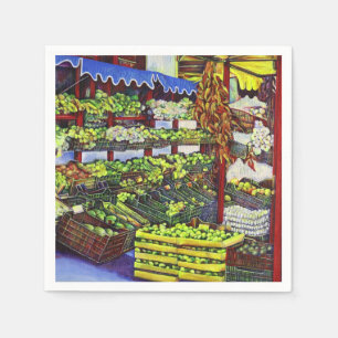 Eddie's Market, Hungary Napkin