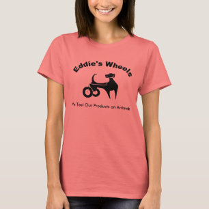 Eddie's Wheels Womens Ringer Light T-Shirt