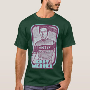 Eddy Merckx Retro Cycling Fan Art Design T-Shirt