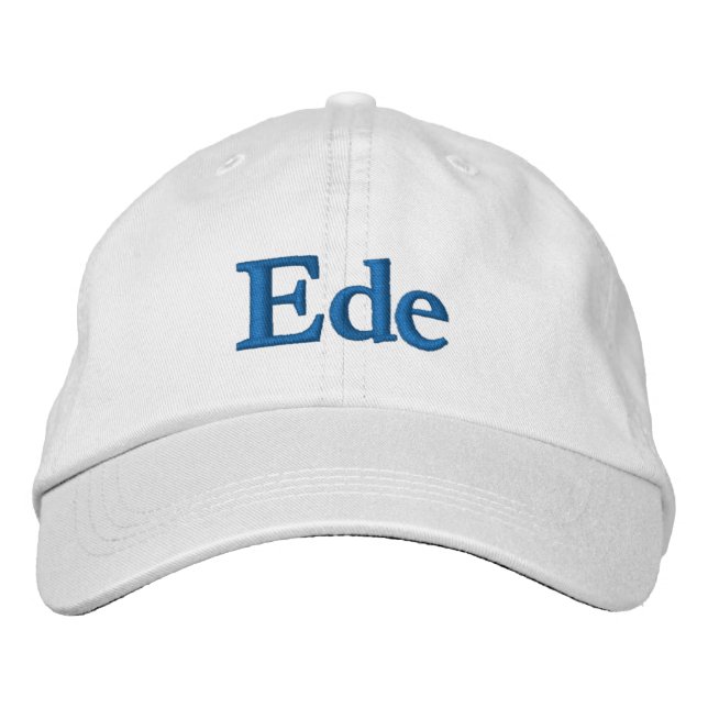 Ede Embroidered Baseball Cap (Front)