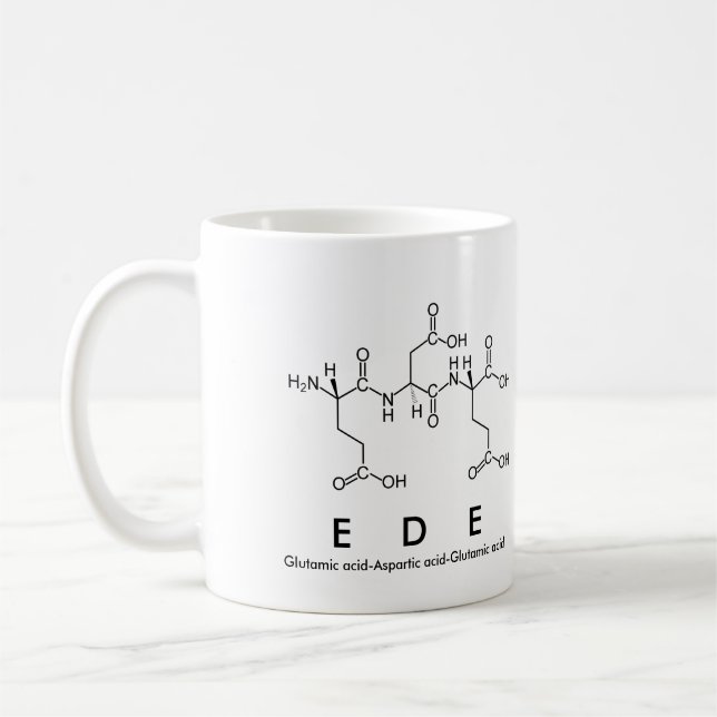 Ede peptide name mug (Left)