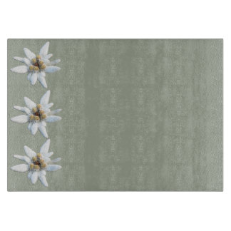 Edelweiss Alpine Flower Cutting Board