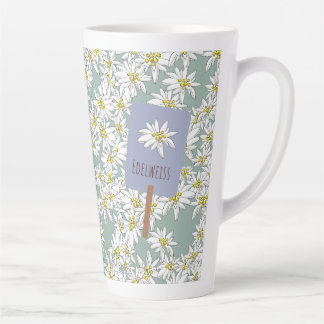 Edelweiss Cute Hand-Illustrated Latte Mug